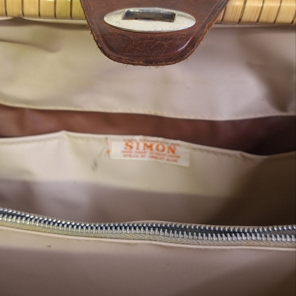 "Rare" Vintage Simon Blum, Made in Hong Kong,Styled by Earnest Blum, Handbag - Picture 4 of 9